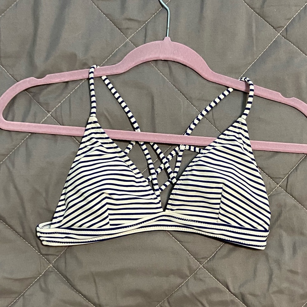 Striped Bikini Top
